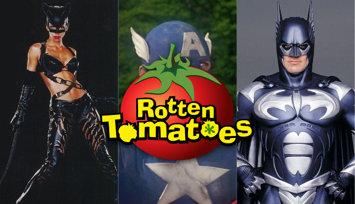 Najgorsze filmy komiksowe według według Rotten Tomatoes