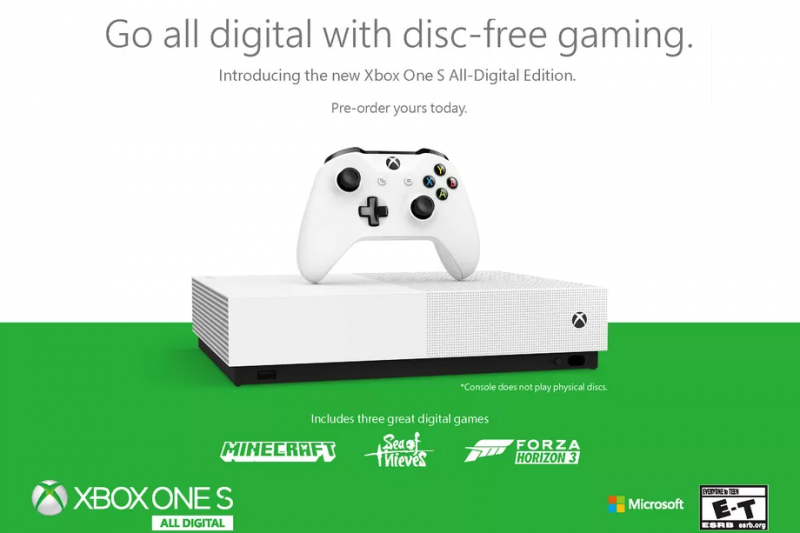 Xbox One S All-Digital w Polsce zadebiutuje później