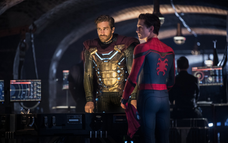 Spider-Man: Daleko od domu - dwa Pajączki, Fury i Mysterio na plakacie IMAX filmu
