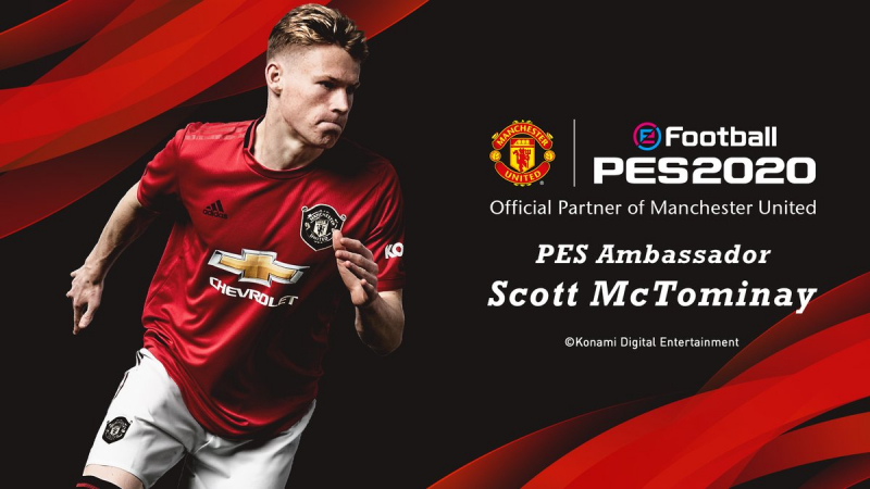 Manchester United partnerem eFootball PES 2020