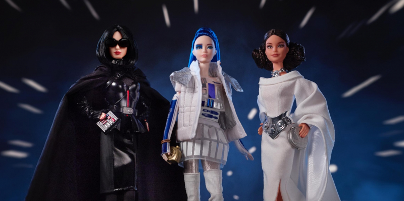 Gwiezdne Wojny - Leia, R2D2 i Vader jako lalki Barbie. Mattel wypuszcza nowe zabawki
