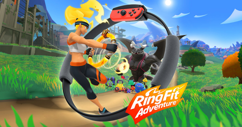 Nintendo zapowiada RingFit Adventure - połączenie gry przygodowej i fitnessu