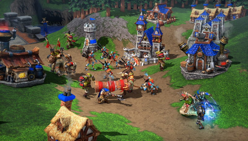 Warcraft III: Reforged - ludzie i orkowie na nowych wideo z rozgrywki