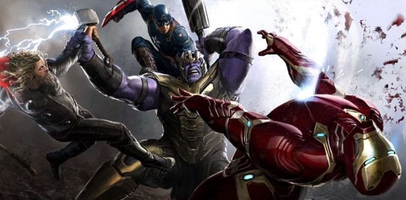 Avengers: Koniec gry - Trójca MCU vs. Thanos. Nowe, świetne szkice!