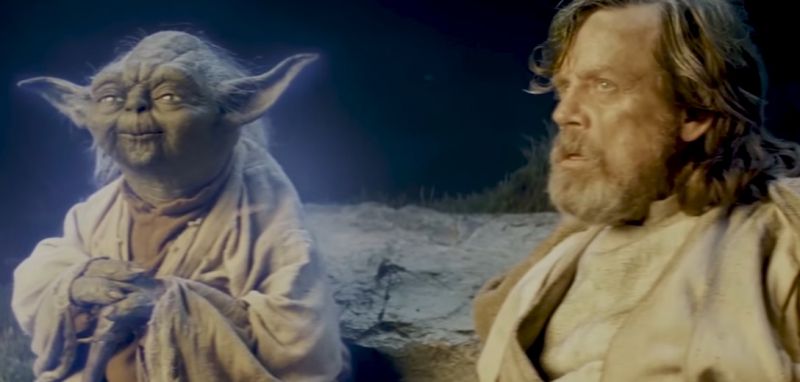 Ostatni Jedi - śpiewający Yoda i zagubiony Luke. Parodia od Bad Lip Reading