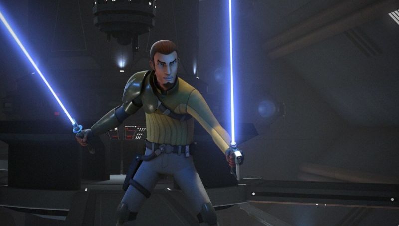 Freddie Prinze Jr jako Kanan Jarrus ze Star Wars: Rebeliantów - głos słyszymy w kluczowej scenie, gdy wszyscy Jedi motywują Rey
