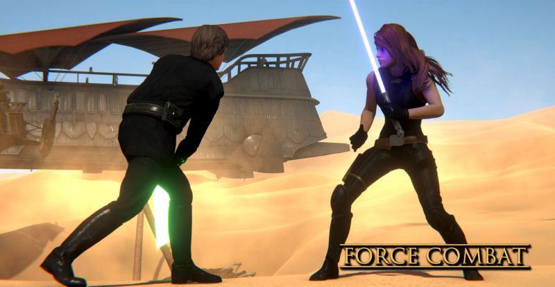 Force Combat to bijatyka z bohaterami Star Wars. Zobacz wideo z fanowskiego projektu