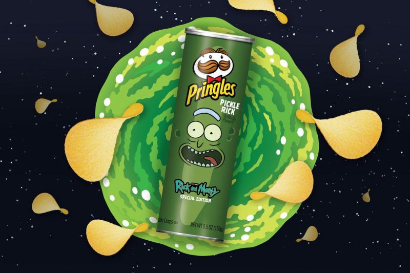 Pickle Rick - chipsy Pringles
