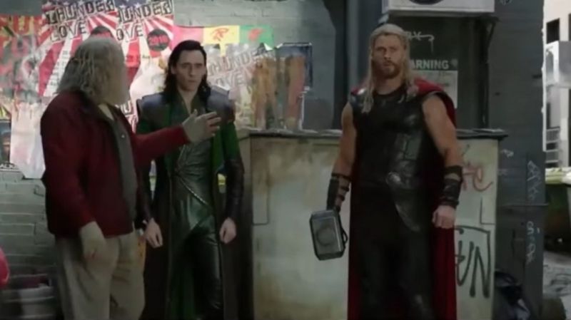 Thor: Ragnarok - Odyn z synami walczy z Helą. Oto usunięta scena