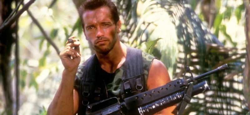 Arnold Schwarzenegger w filmie Predator
