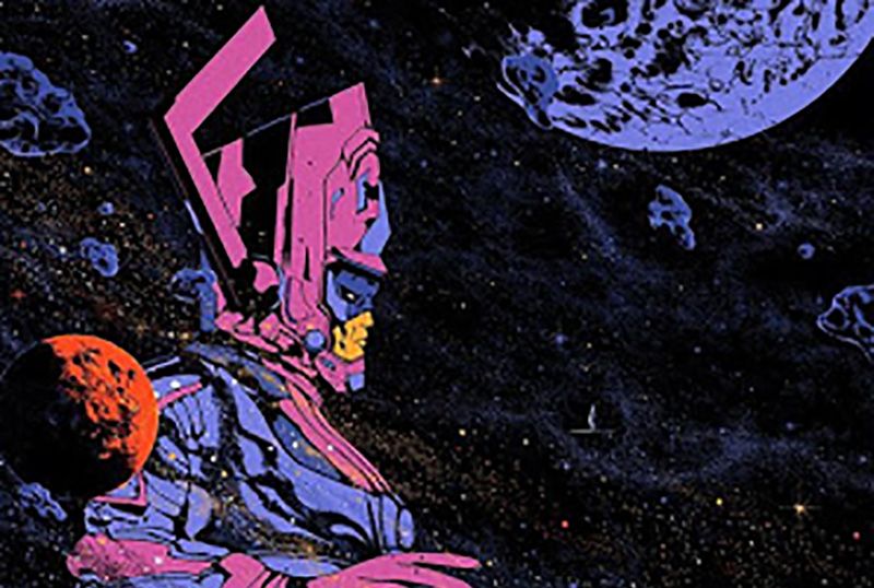 Fantastyczna Czwórka - Marvel promuje herosów. Plakat z Galactusem jest cudowny