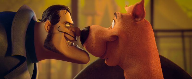 Scooby-Doo - zdjęcia z filmu animowanego. Są Kapitan Jaskiniowiec i Dick Dastardly