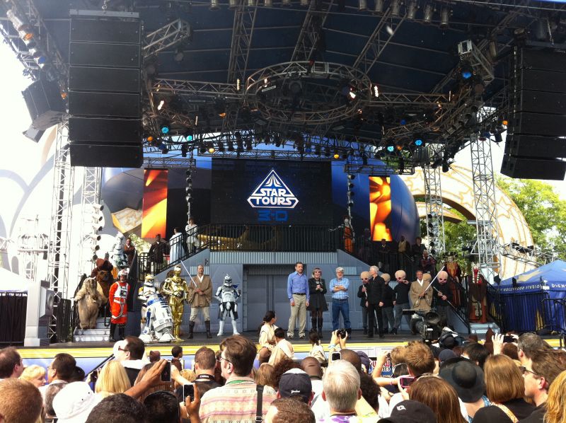Star Tours Grand Opening Ceremony