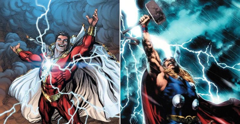 Marvel - Thor kontroluje każdy piorun. Co jednak z błyskawicą Shazama?