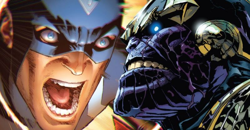 Thanos vs. Black Bolt