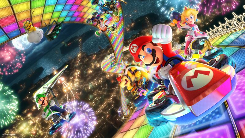 Mario Kart Live: Home Circuit z Rainbow Road. Fani odtworzyli kultową trasę