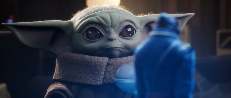 Baby Yoda to zadufana w sobie gwiazda. Ten fanowski film to udowadnia