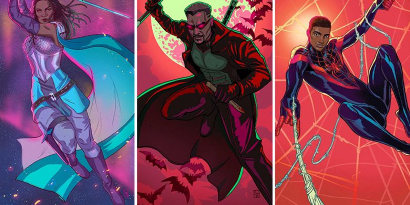 Miesiąc Czarnej Historii - okładki alternatywne komiksów Marvela