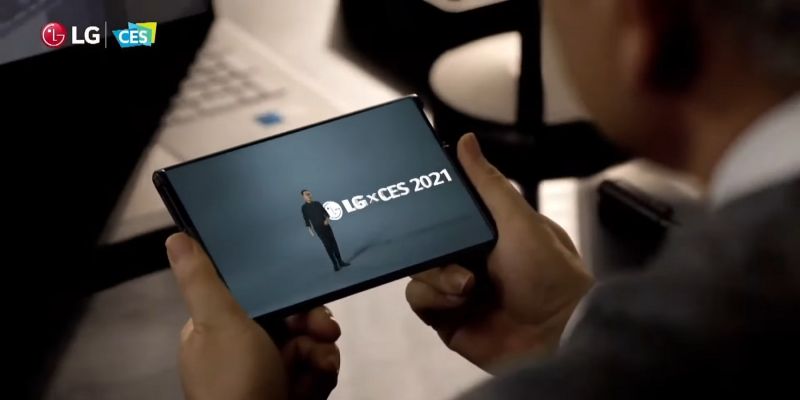 LG Rollable – smartfon ze zwijanym ekranem [CES 2021]