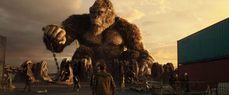 Godzilla kontra Kong - nowe sceny w spotach. MechaGodzilla stawia pierwszy krok!