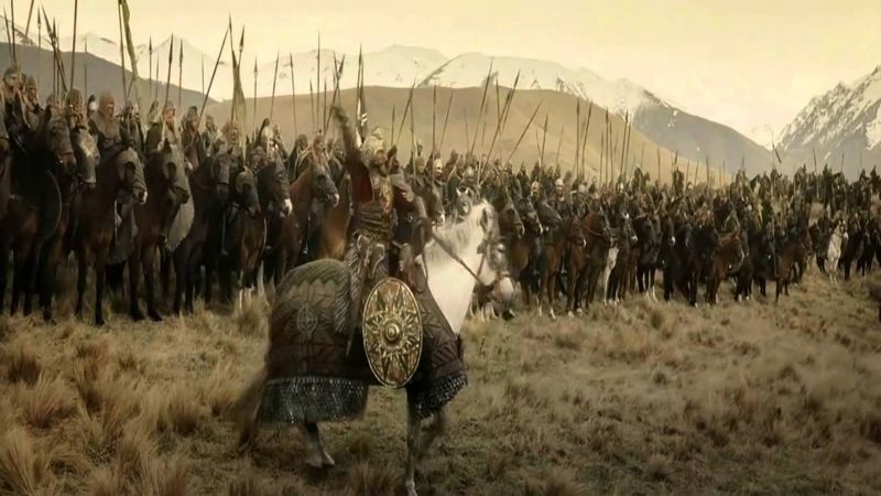 The Lord of the Rings: The War of the Rohirrim - szkic koncepcyjny filmu anime zapowiada epicką bitwę