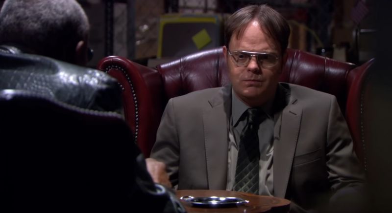 Biuro - Dwight w Matrixie. Obejrzyjcie epicki żart na niepublikowanym wcześniej fragmencie serialu
