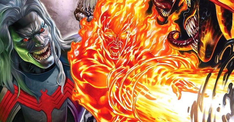 Marvel - Knull atakuje małżeństwo syna Scarlet Witch. Czarna Pantera z nosorożcami; X-Meni zabiją swojego?
