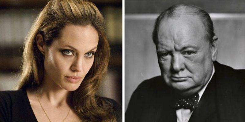 Angelina Jolie i Winston Churchill