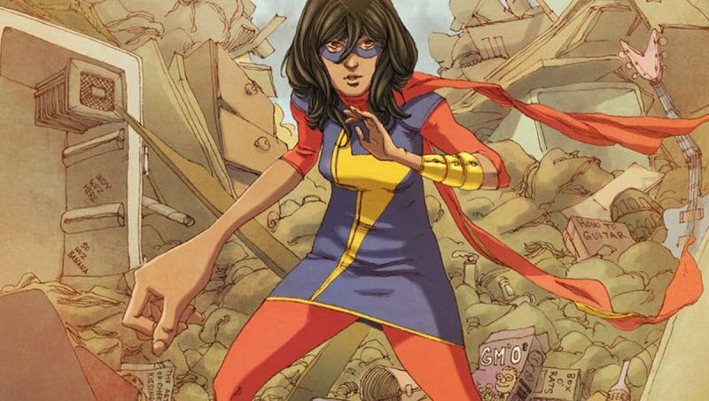 Ms. Marvel - nowe zdjęcia z planu serialu. Superbohaterka w kostiumie