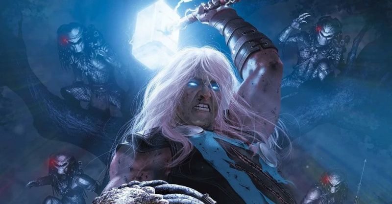 Thor vs. Predator - starcie tytanów na fantastycznej okładce