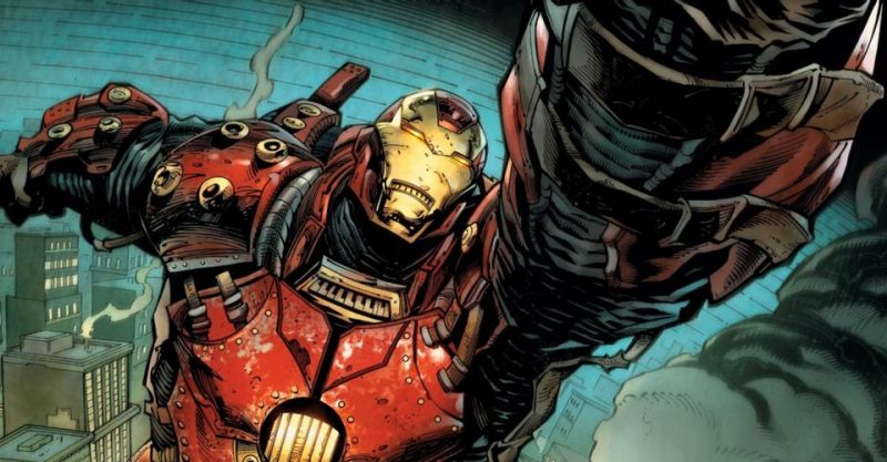 Marvel - niesamowita zbroja Iron Mana, przerażający Vision i nowy złoczyńca w Dark Ages!