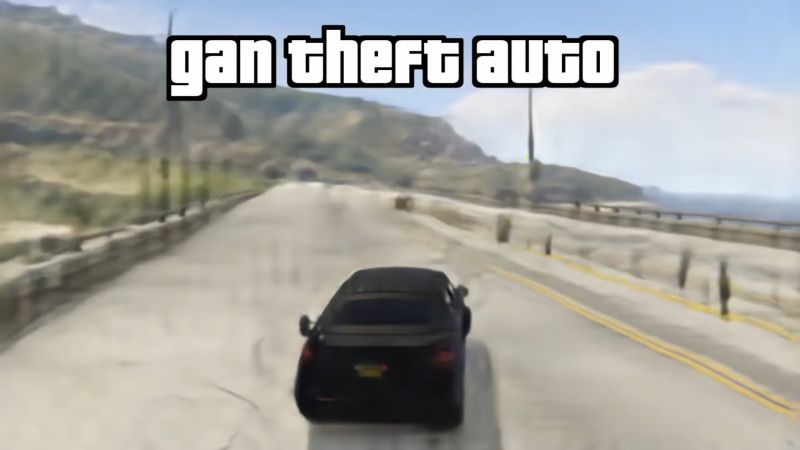 GAN Theft Auto - sztuczna inteligencja zrekonstruowała GTA V