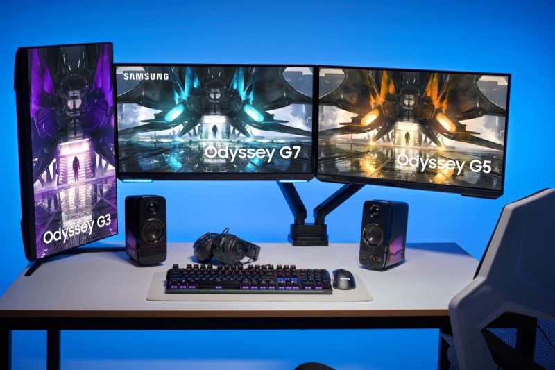 Samsung wypuści budżetowe monitory gamingowe Odyssey z płaskim ekranem