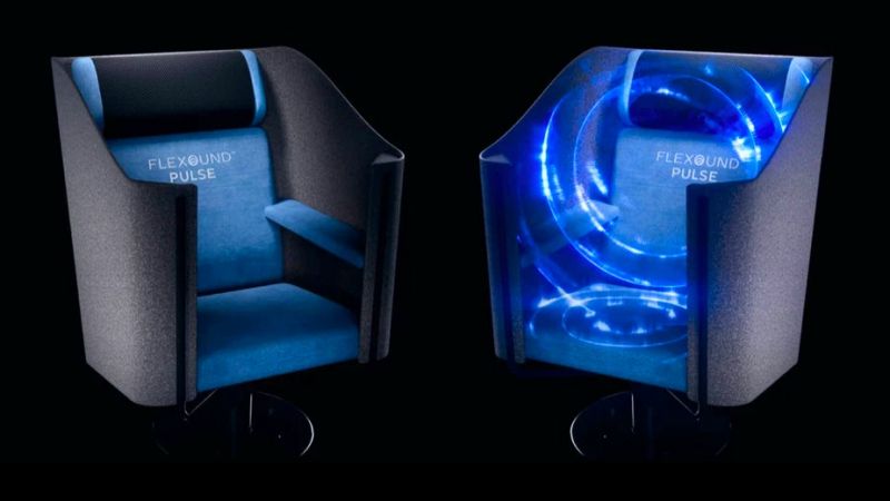 Fotele Flexound Pulse spersonalizują kinową ścieżkę dźwiękową