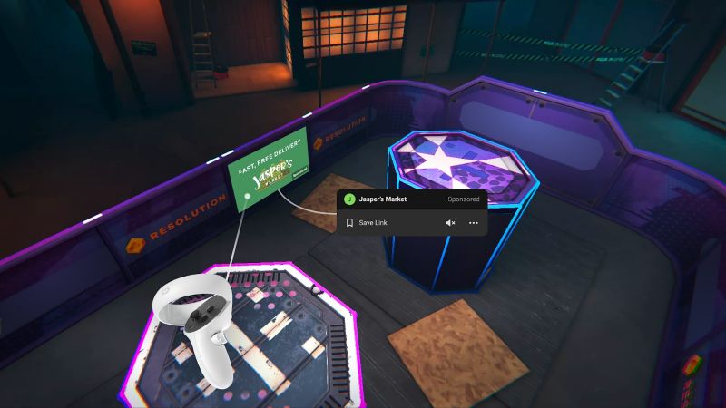 Facebook testuje reklamy w grach VR