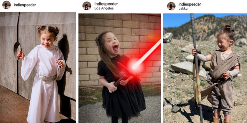 Star Wars: 5-letnia cosplayerka z zespołem Downa kradnie serca fanów
