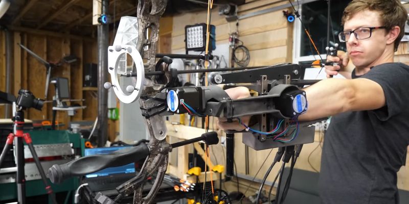 Inżynier-pasjonat skonstruował łuk z systemem auto aim