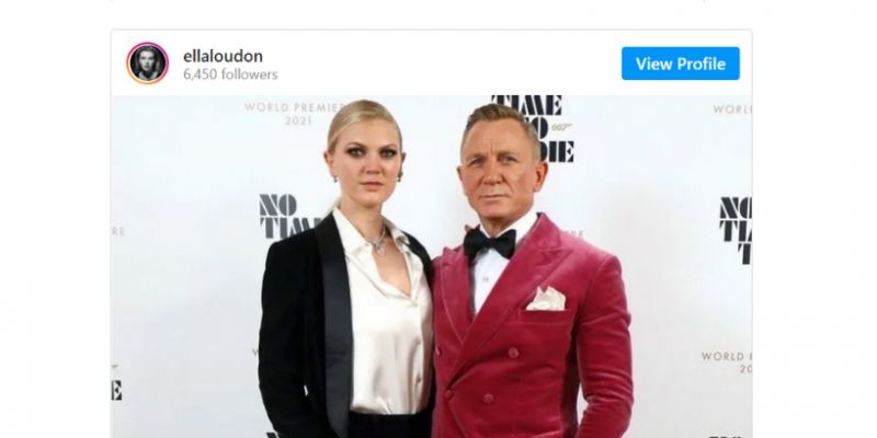 Daniel Craig na premierze filmu o Bondzie był z córką. Kim jest Ella Loudon?