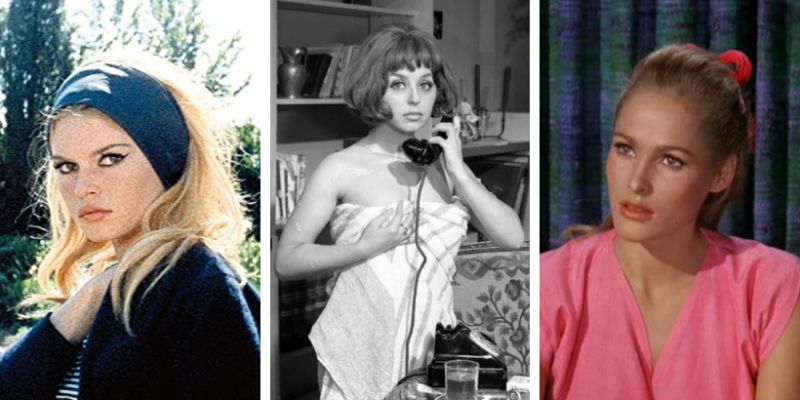 Piękne aktorki lat 50., 60. i 70. Brigitte Bardot, Kalina Jędrusik – nie tylko one rozpalały fantazję