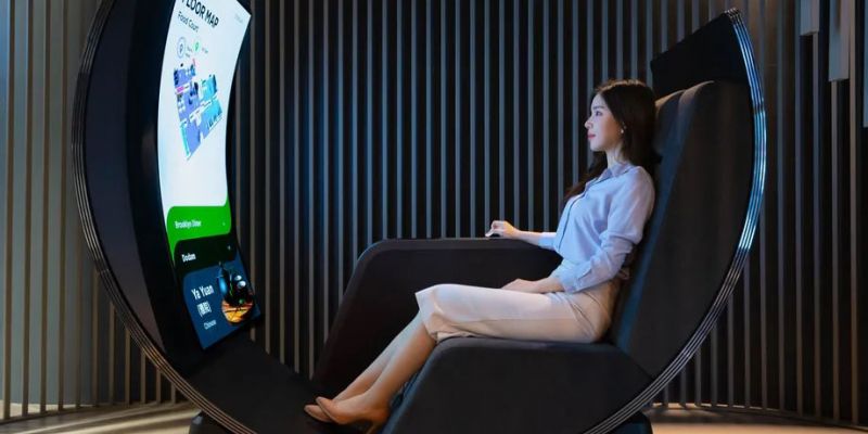 LG Media Chair - fotel ze zintegrowanym telewizorem dla fanów filmów [CES 2022]