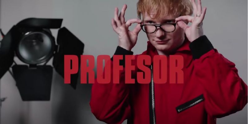 Dom z papieru - Ed Sheeran na castingu. To wideo rozbawi nie tylko fanów serialu