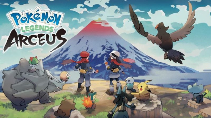 Pokemon Legends: Arceus - nowy zwiastun gry przedstawia świat, walkę i system rzemiosła