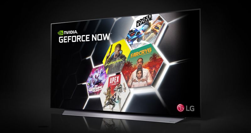 GeForce NOW z pecetowym skalowaniem obrazu i aplikacją na telewizory LG