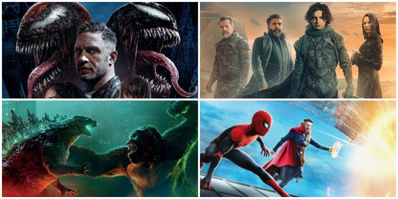 Najbardziej kasowe filmy 2021 roku. Diuna poza TOP 10, Venom 2 i Godzilla kontra Kong wysoko