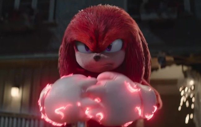 Sonic 2 - bohaterski jeż, Tails i Knuckles na plakatach promujących film