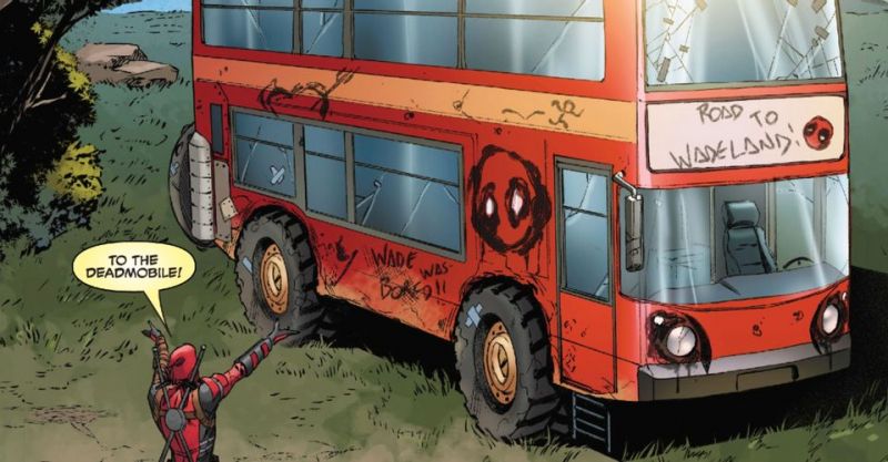 Deadpool ma swój własny Batmobil. To... autobus, którym herosi przemierzają ruiny Europy