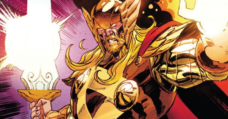 Marvel - nowa, złota zbroja Thora ma ukryty symbol. Fani pytają, twórca wyjawił znaczenie