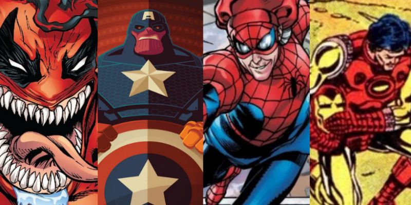 20 najbardziej szalonych historii z komiksów Marvela. Iron Man jako Król Artur, Thanos w Avengers i Spider-May