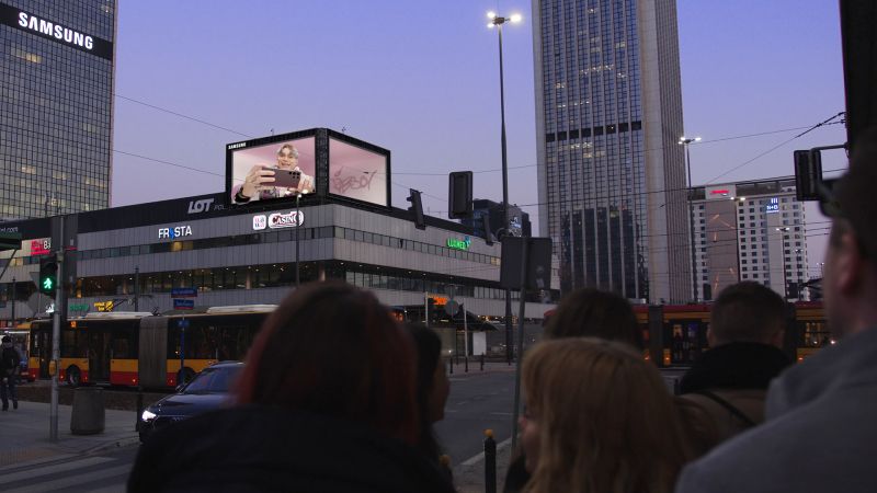 Samsung - kampania 3D DOOH z udziałem Żabsona