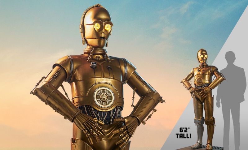 C-3PO jak żywy. Figurka ze Star Wars w skali 1 do 1 zachwyca